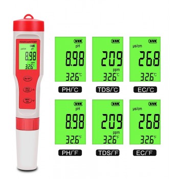 PH Metre ph tds ec sıcaklık ölçüm cihazı digital test cihazı